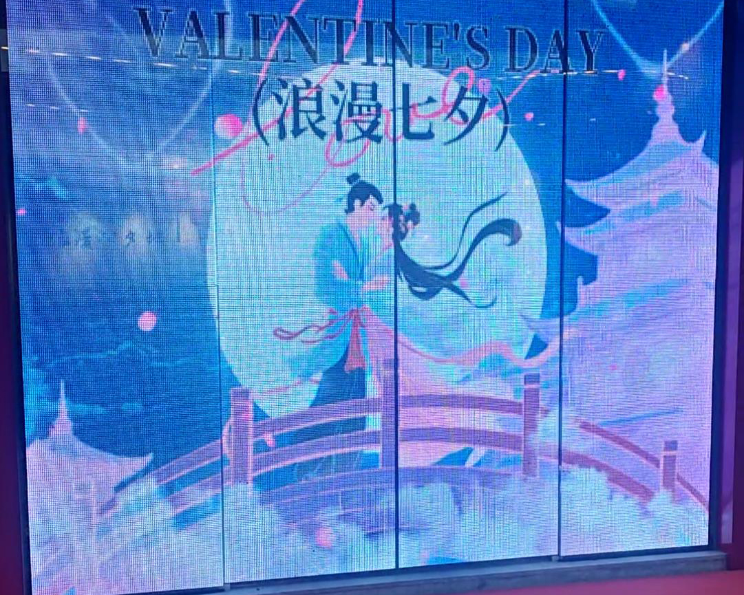 江西自动开合门亮化案例